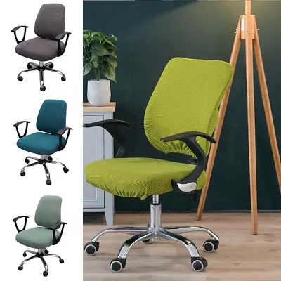 $16.91 • Buy 2pcs/set Thicken Elastic Office Computer Chair Cover Back Seat Cover Seat Case.