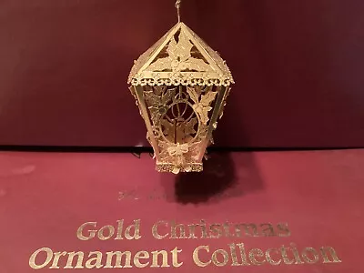 Danberry Mint Gold Ornaments 2002  23 K Gold Plated With Box • $39