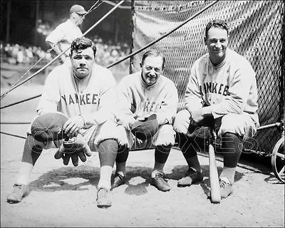 1927 Ruth Gehrig Huggins Photo 8X10 -  New York Yankees   • $7.95