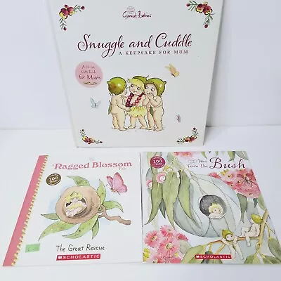 May Gibbs Gumnut Babies Books Snuggle And Cuddle A Keepsake For Mum • $18.31