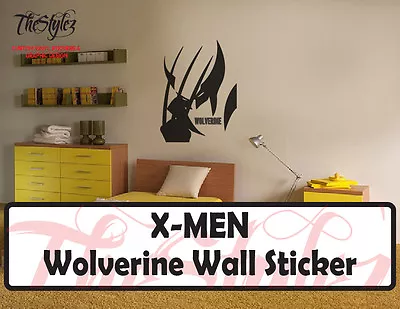 X-MEN Wolverine Custom Vinyl Wall Sticker • $34.85