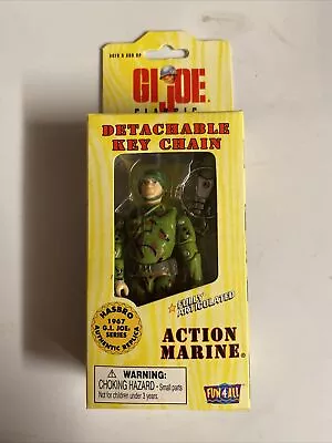 1998 Vintage Gi Joe Detachable Key Chain Action Marine Figure • $0.99