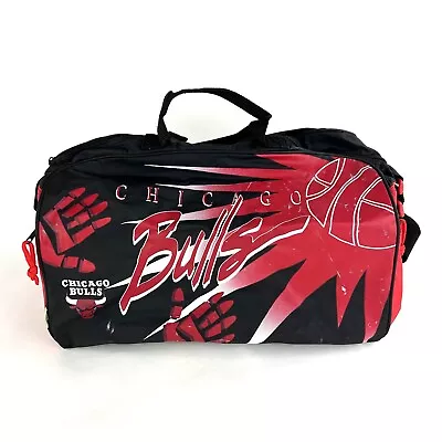 Vintage 90’s NBA Chicago Bulls Michael Jordan Pyramid Handbags Duffel Bag • $14.96