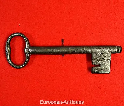 Antique KEY 17th-19thC English Or French 5.5  Castle Door Church Jail House Lock • $175