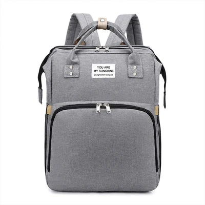 £18.36 • Buy Large Mummy Diaper Bag Baby Nappy Changing W/ Bed USB Nursing Backpack Travel