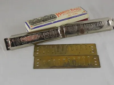 Vintage Marine Band Harmonica Made In Germany No 1896 M Hohner Harmonica Parts!! • $2.95