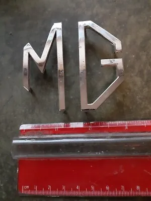 MG Trunk Badge Emblem Letters For MGA MG Midget MGB 1955-1969 Minor Pitting • $9.99