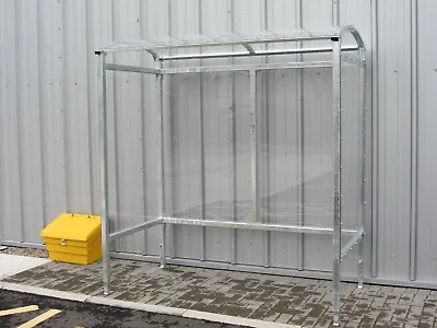 Smoking Shelter Galvanised Steel 4 Person Office Outdoor Smoke / Bus Stop • £1099