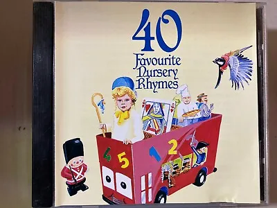 40 FAVOURITE NURSERY RHYMES - Volume  One CD 1996 Jumping Jack Vol.1 1221 • $8.90
