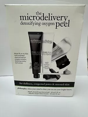 Philosophy The Microdelivery Detoxifying Oxygen Skin Peel 2 Piece Kit NEW • $27.99
