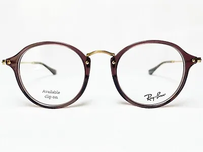 NEW Ray Ban RB2447V 8032 Mens Opal Brown Oval Modern Eyeglasses Frames 49/21~145 • $119.99