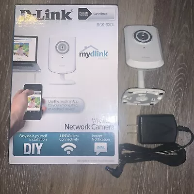 D Link DCS-930L Network Camera Wi-Fi Home Security Viewing App Wireless • $19.99