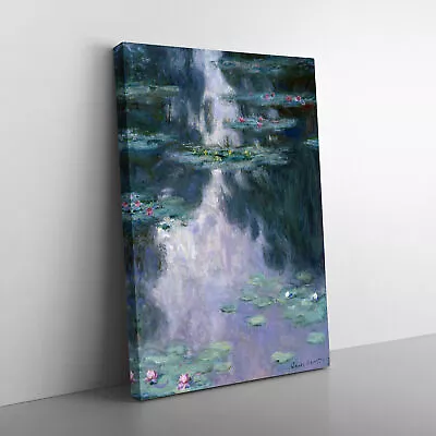 Water Lilies Lily Pond Vol.23 By Claude Monet Canvas Wall Art Print Framed Decor • £24.95