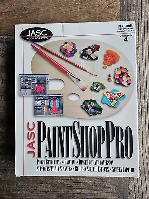 Rare Sealed JASC Paint Shop PRO Version 4 - NEW • £122.57