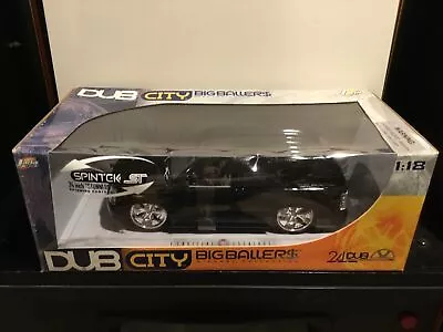 Jada Toys Diecast Car Blk Dub City 1/18 Cadillac Escalade • $109.99