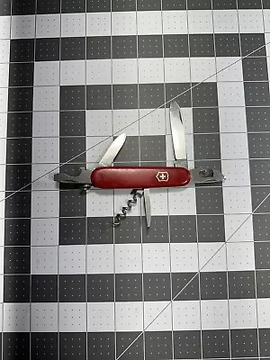 Victorinox Vintage Spartan Swiss Army Pocket Knife 91MM Red Damage* 6005 • $11.85