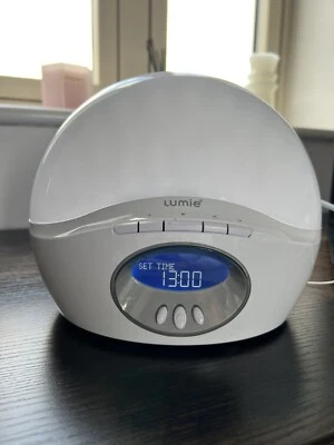 £30 • Buy Lumie Bodyclock Active 250 Alarm Clock BedSide Light FM Radio White Noise Sounds
