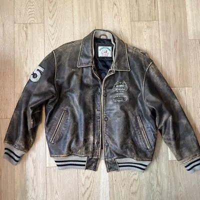 Good Buzz Rickson's Jacket L Authentic Rare LeatherRobo Jeans • $193.33