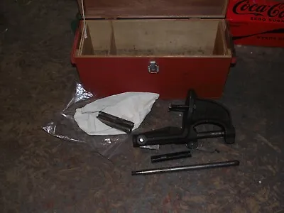 Pacific  Reloading Press  Cast Iron W/ Heavy Wooden Box / Case And Extras • $100