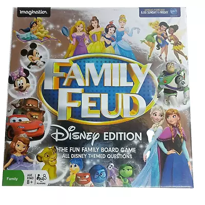 Family Feud Disney Edition The Fun Family Board Game Imagination 2016 • $24.99