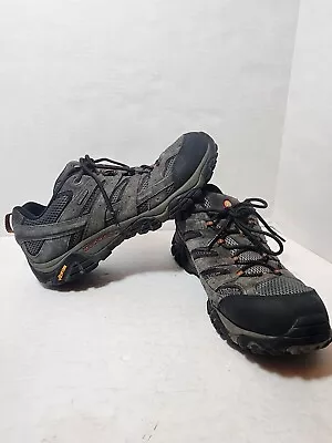 Merrell Moab 3 Gray Low Hiking Shoes For Men Walnut Size 14 Good Shape Free Ship • $44.95