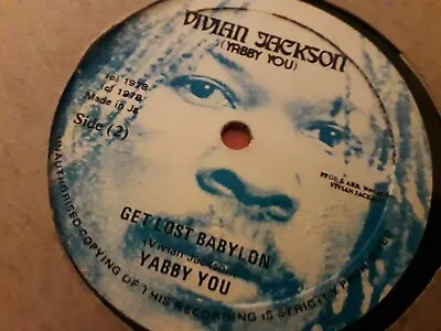 Yabby You  Get Lost Babylon  Happiness Now A Days 12  Vivian • $27.37