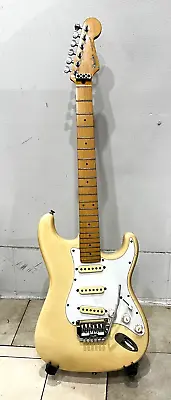 RARE! 1986 Fender Stratocaster Contemporary Cream Vintage Electric Guitar -Japan • $1499