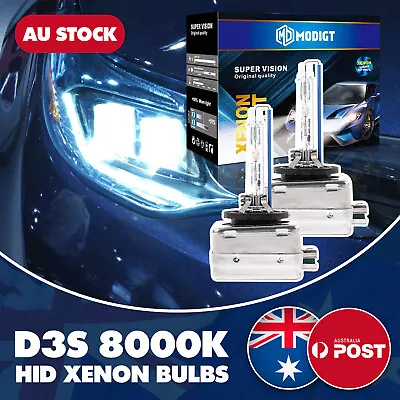 D3S Headlight Bulb Lamp 8000K High Low Beam Xenon HID Replacement LED Light Bulb • $43.69