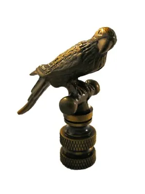 Lamp Finial-PARROT-Aged Brass Finish Highly Detailed Metal Casting • $12