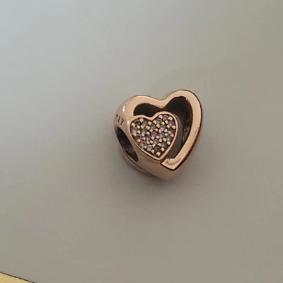 $30 • Buy Pandora Rose Gold Heart Charm