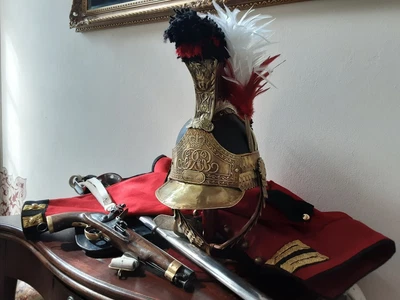 £500 • Buy British Napoleonic Life Guards Helmet/Royal Horse Guards Blue Helmet.