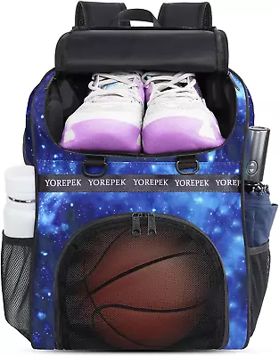 Basketball Bag Large Basketball Backpack With Shoe Compartment And Ball Holder  • $36.88
