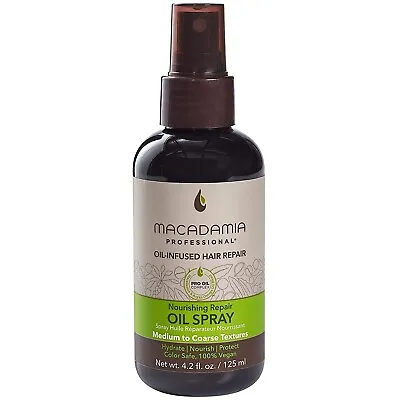 Macadamia Oil-Infused Hair Repair Nourishing Moisture Oil Spray 4.2 Oz Bottle • $24.99