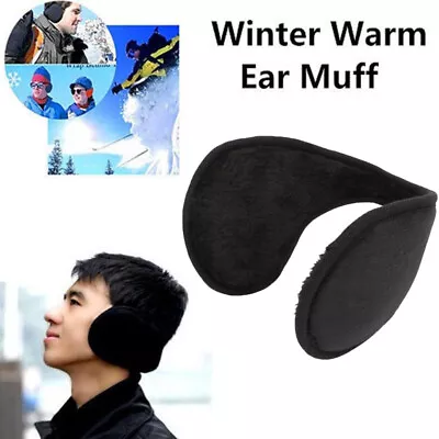 Mens Womens Ear Muffs Fleece Earwarmer Winter Ear Warmers One Size Unisex • $5.95