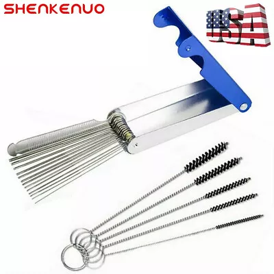 18Pcs Carburetor Carbon Dirt Jet Remove Cleaning Needles Brushes Tool Kits USA • $14.59