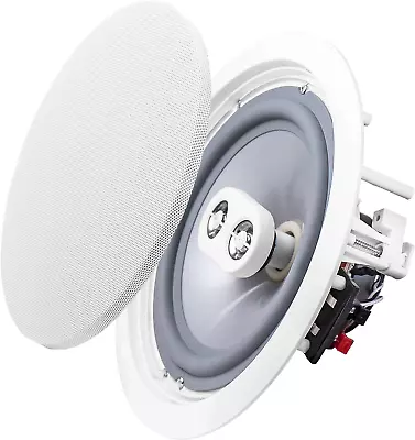 OSD Audio Weatherproof 8  In Ceiling Dual Tweeter Single Stereo Speaker Single • $66.39
