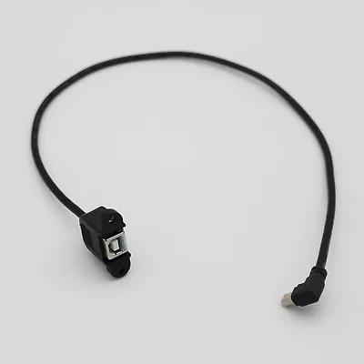 Mini 5 Pin Male Left Angle To USB 2.0 B Female Panel Mount Extension Cable 50cm • $3.99