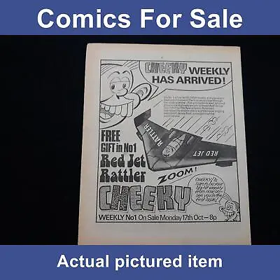 Cheeky Weekly #1 Comic Full Page Advert 1977 IPC (LOT#10248) • £6.99