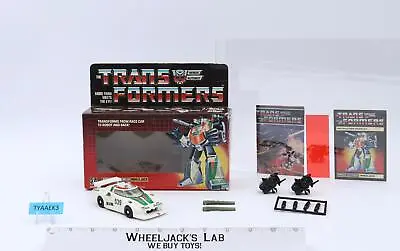 Wheeljack 100% Complete W/Box 1984 CIRCLE STAMP Vintage G1 Transformers Figure • $336.14