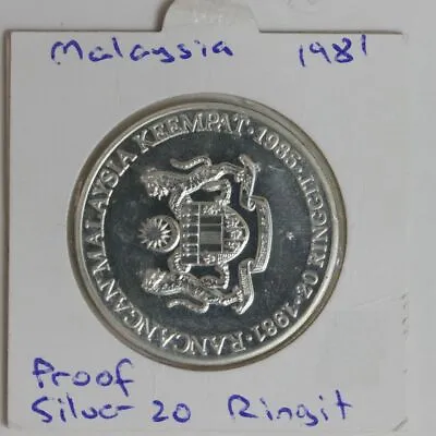Malaysia 20 Ringgit 1981 Proof (SC3/65) • $97.86