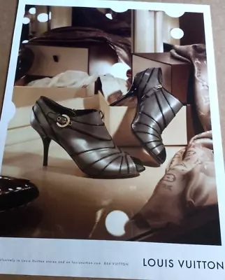 2010 Print Ad Page - Louis Vuitton Fashion Shoes Advertising Advert Clipping • $6.99