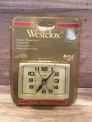 Vintage Westclox Alarm Clock Dialite Electric Light Made USA • $15.99