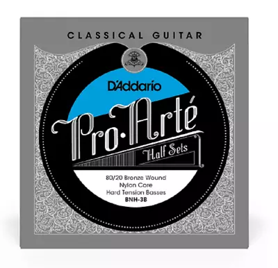 D'Addario 80/20 Bronze On Nylon Core Classical Guitar Half Set Hard Tension BNH • $9.99