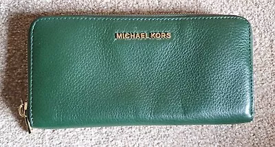 Michael Kors Green Purse Wallet - Very Good Condition • £10