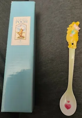 VINTAGE 2005 Border Fine Arts Classic Pooh Pooh And Piglet Porcelain Spoon • $22.32