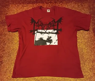 Mayhem - Deathcrush - 2007 XL T-shirt Black Metal Black Friday • $39