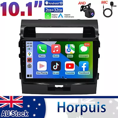 Android CarPlay Car Radio Stereo GPS Head Unit For Toyota Land Cruiser 200 08-15 • $210.99