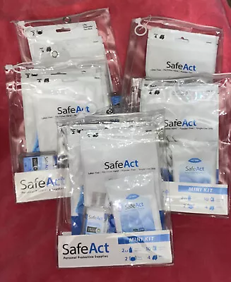 5- SAFE ACT Personal Protective Supply Mini/Travel Kit PPE NEW/SEALED Ships Fast • $25.95