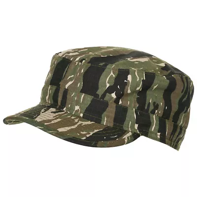 Vietnam Army Style Ripstop Field Cap Us Tactical Sun Hat Tiger Stripe Camo S-xxl • £12.95