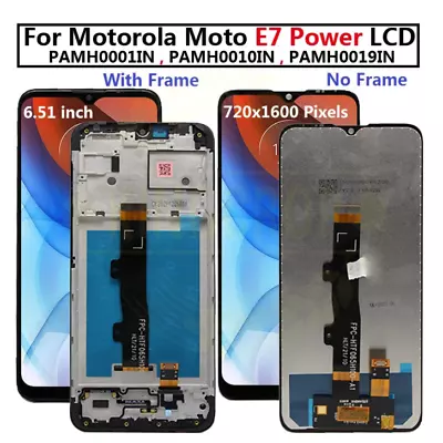 For Motorola Moto E7 Power XT2097-6 Display LCD Touch Screen Digitizer Frame • $26.55